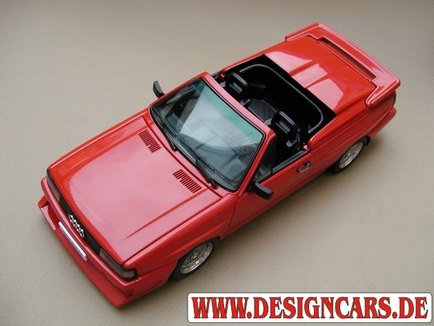 Audi Quattro coupe treser roadster 1/18 Sun Star